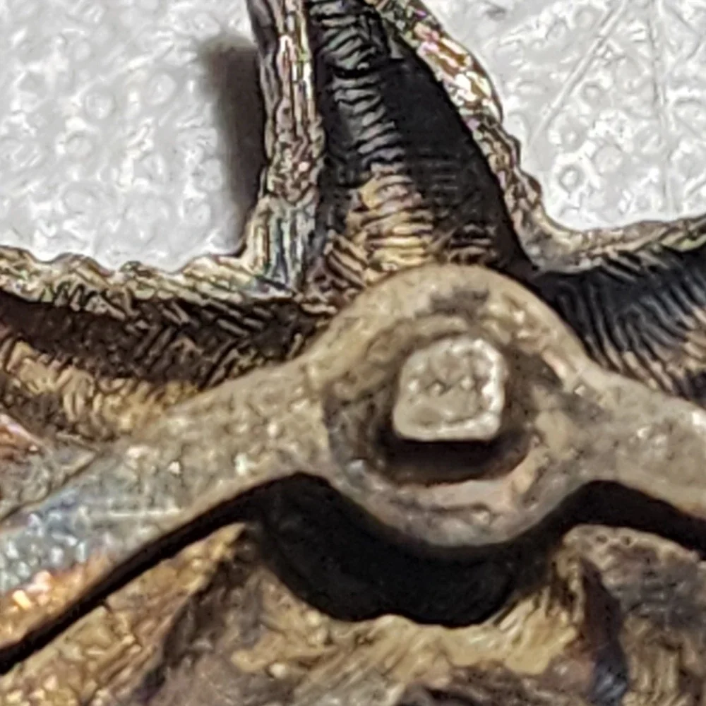 Vintage Enamel Sea Life Wreath Brooch Seahorse Turtle Starfish Nautical Pin